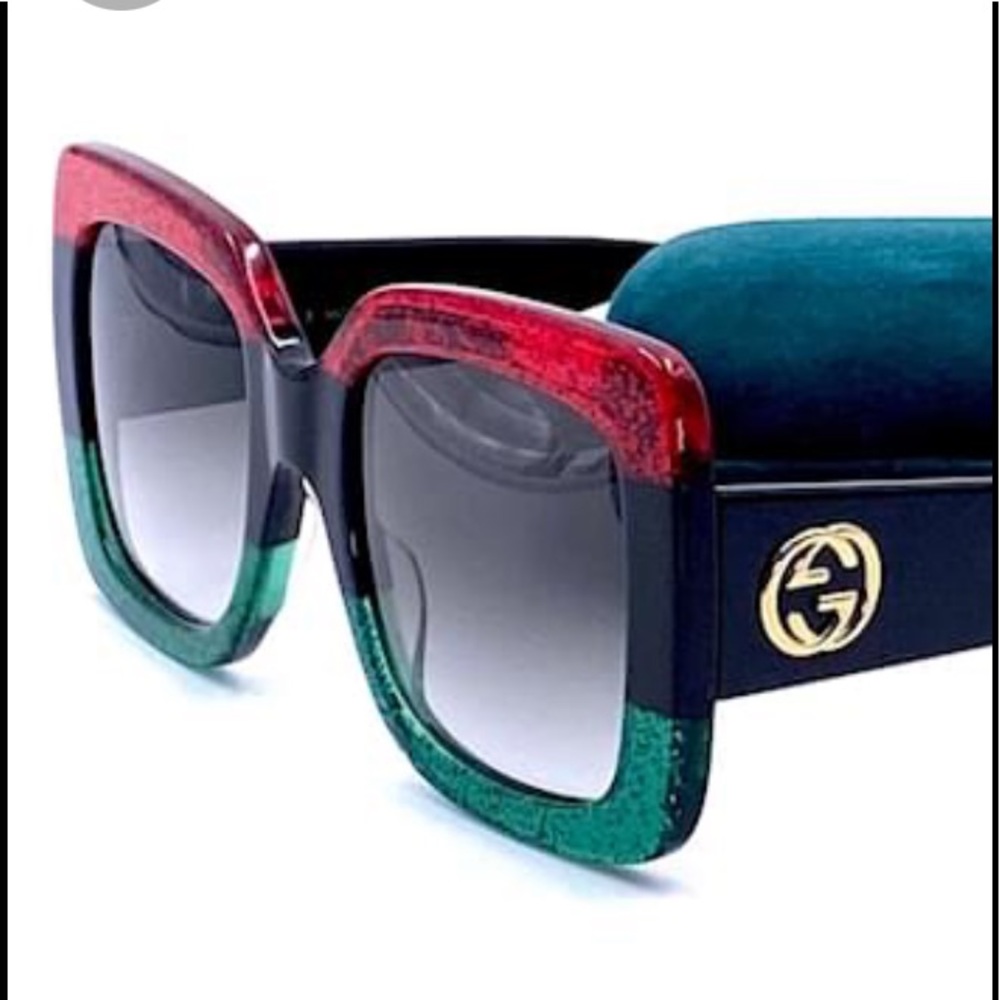 Gucci square sunglasses 🕶 - Picture 3 of 4
